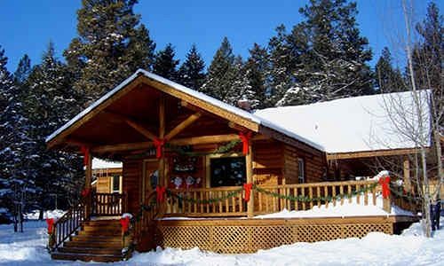Somers Bay Log Cabin Lodging 호텔 외부 사진
