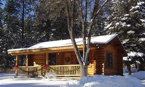 Somers Bay Log Cabin Lodging 호텔 외부 사진